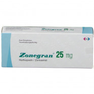 Купить Зонегран (Зонисамид) 25 мг Франция капсулы №14 в Москве
